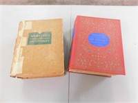 2 Antique Webster Dictionarys