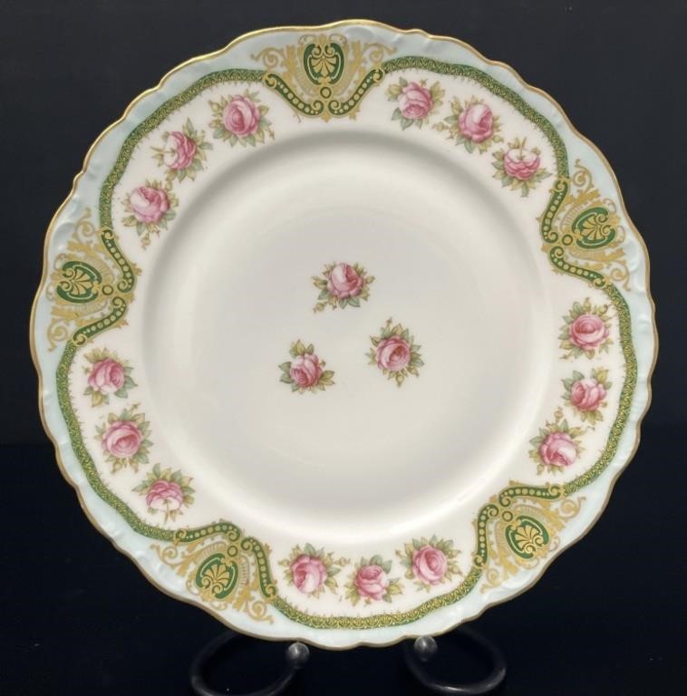 Limoges Elite Works Floral Porcelain Plate