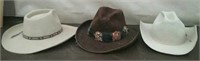 Box-3 Cowboy Hats, Stetson & Resistol