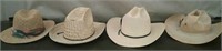 Box-4 Straw Cowboy Sun Hats, Bailey Others