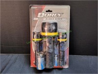Dorcy Boss Rubber Series 3pc LED Flashlight Set