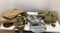 Mess Kit, Socks, Gloves,  Aviator Cap and Field