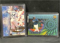 (2) 2000 Ken Griffey Jr. Inserts Pacific Crown