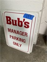 Buds Parking Sign Lot