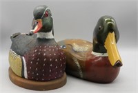 Carved Duck Decoy Folk Art- Ramsey & Homestead