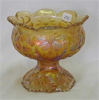 Cosmos & Cane spittoon shaped compote - honey