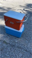 2 coolers  local pick up only. No shipping