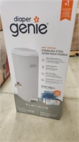 Diaper Genie Platinum Diaper Pail, Grey - Made in