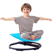 GAKINUNE Kids Blue Sensory Swivel Chair,