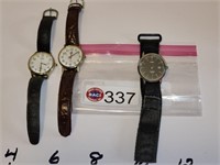 3 Timex Indiglo watches