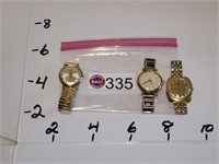 3 Timex vintage men's watches