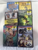 6Pk DIFFERENT DVD MOVIES