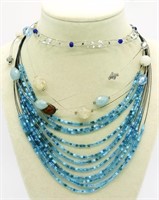 3 Beaded Wire Necklaces