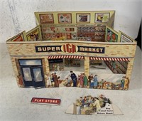 IGA cardboard toy supermarket