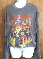 AC/DC Cutoff Long Sleeve T-Shirt Size 2XL