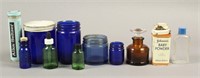 11 Assorted Vintage Medical Containers