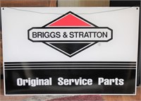 Vintage 24" x 36" Metal Briggs & Stratton "