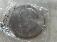 1976 V2 Eisenhower US Dollar Coin