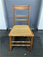 Chair w/ Basketweave Seat   NOT SHIPPABLE