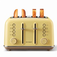 BUYDEEM DT640 4-Slice Toaster, Extra Wide Slots, R