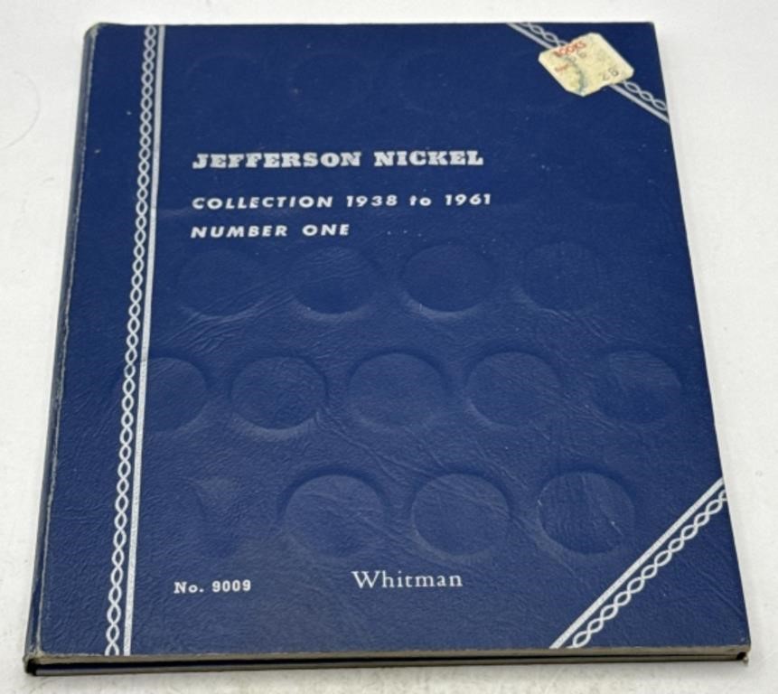(N) 62 Jefferson Nickels in Whitman Book