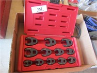 CROWS FEET SOCKET TO WRENCH SET