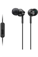 *USED,Sony in-Ear Headphones with Microphone,Black