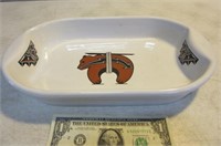 13x8 Bear Themed Baking/Serving Dish Marked