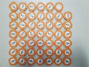 48 Ray Poker Chips