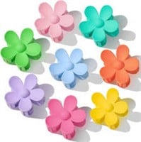 Flower Claw Clips 7 Pack