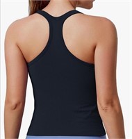 New (Size M)  Ribbed Workout Tank Tops for Women