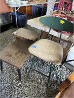 3pc mid century chair n side table