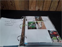 Binder w/ Baseball Trading Cards