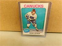 1975/76 OPC Don Lever #206 Hockey Card
