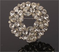 WEISS Vintage Rhinestone Brooch