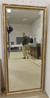 Large Pier Mirror in Gold Frame