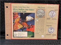 2000 American silver eagle on United States mint