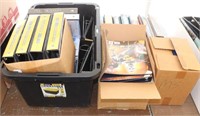 (4) Boxes of Assorted Binders