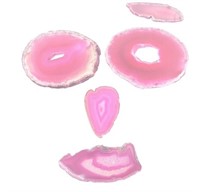 Missing Eyebrow Pink Geode (5 Pcs)