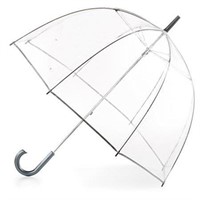 TOTES WOMENS CLEAR BUBBLE UMBRELLA