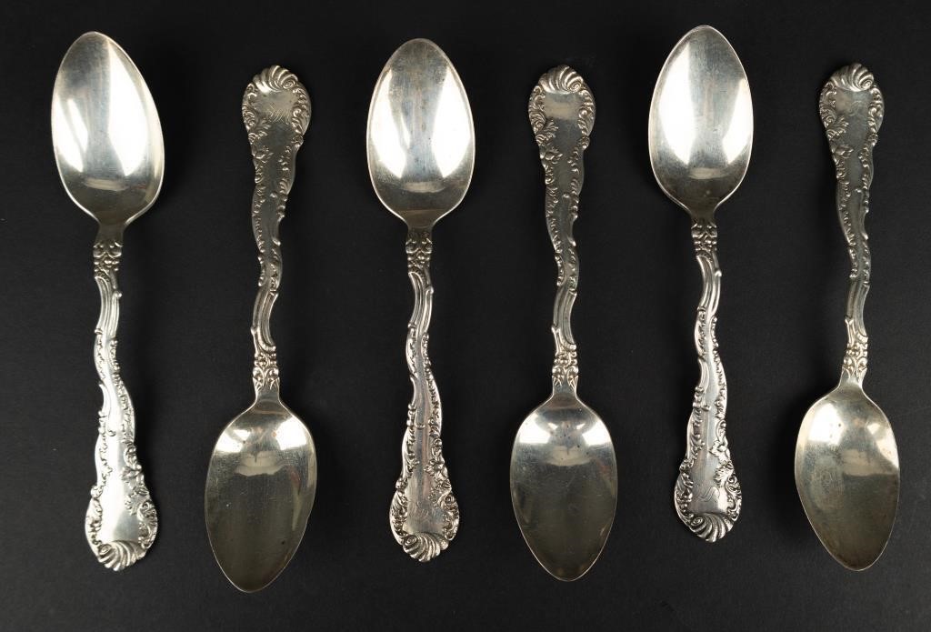 Lot of 6 Antique Towle Sterling Silver Spoons