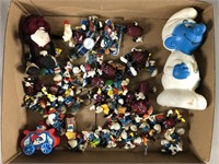 Smurfs & California Raisins Toys w/ Blowmold