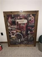 Coca-Cola Framed Puzzle Picture