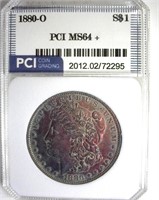 1880-O Morgan MS64+ LISTS $4000