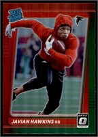 Rookie Card Shiny Parallel Javian Hawkins