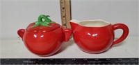 Vintage The Pantry Parade Pottery Red Tomato