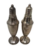Sterling silver national salt and pepper shakers