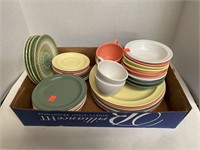Group Lot Plastic Dishes