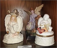 4 Angel Figurines