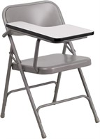 Steel Folding Chair with Right Handed Tablet Arm